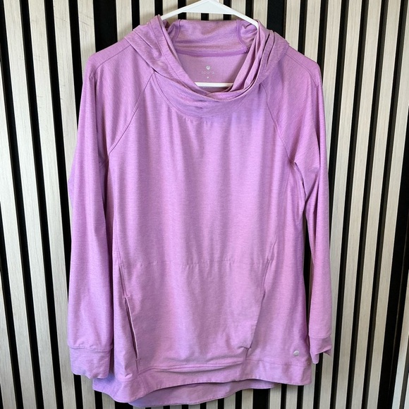 Apana Lavender Hoodie with Kangaroo Pockets Sz Med - Picture 1 of 6